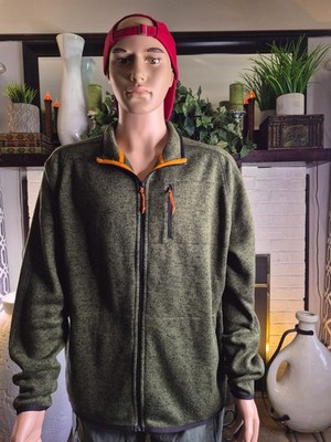 Ruff Hewn Adventure Tech Color Green Full Zip Jacket Size XL