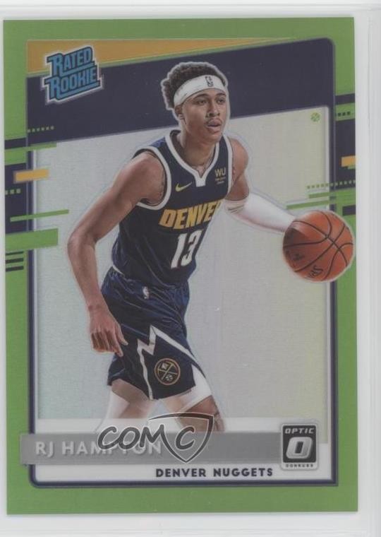 2020 Panini Donruss Optic Rated Rookie Lime Green Prizm /149 RJ Hampton #174 ya6