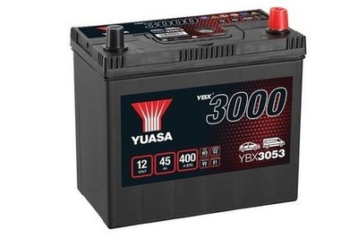 Yuasa YBX3053 Autobatterie 45Ah 12V 400A SMF Starterbatterie