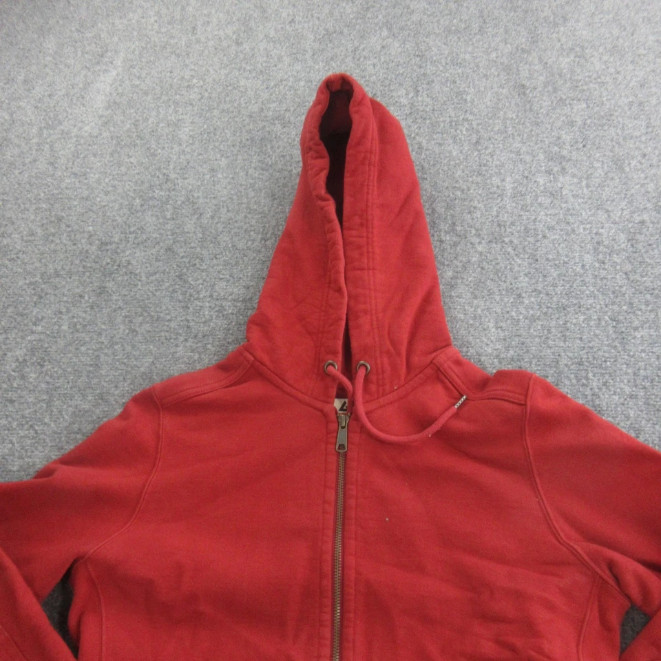 American Giant Hoodie Womens Medium Red Full Zip 100% Cotton Made USA Sweatshirt - Image 2 of 4