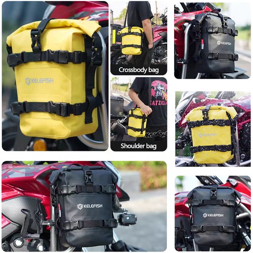 6-8L Motorcycle Multifunctional Bumper Waterproof Bag Travel Luggage Duffel Bag - Picture 20 of 22