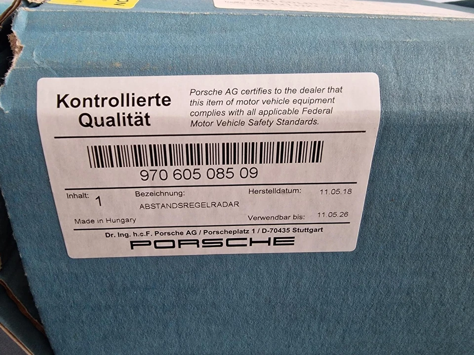 Porsche Panamera Radar 970 605 085 09 - Image 3 of 4