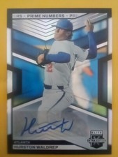 2023 Panini Elite Extra Edition Hurston Waldrep Prime Numbers Auto NICE #8/60