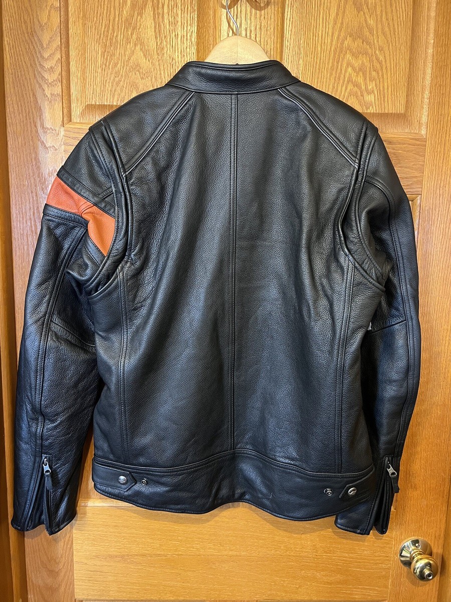 CO428 Harley Davidson Hwy 100 Waterproof Leather Jacket Mens
