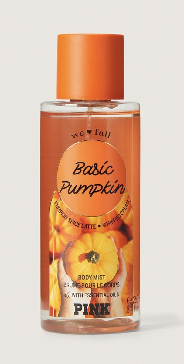 NEW Victoria's Secret Basic Pumpkin Fragrance Mist 8.4 Oz | eBay