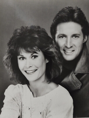 Kate Jackson Bruce Boxleitner 8x10 BW Photo Scarecrow & Mrs. King