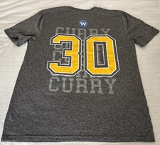 Men's UNK NBA Golden State Warriors Stephen Curry #30 Jersey Shirt Size L Large