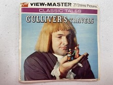 Awesome GAF View-Master Reel Packet 1961 Gulliver  s Travels B374 Complete Set