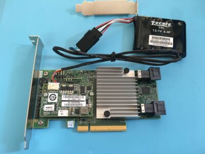 LSI 9362-8i S3108 1GB CVM02+Battery 12Gb/s RAID Controller +KEY RAID5 6 SFF8643