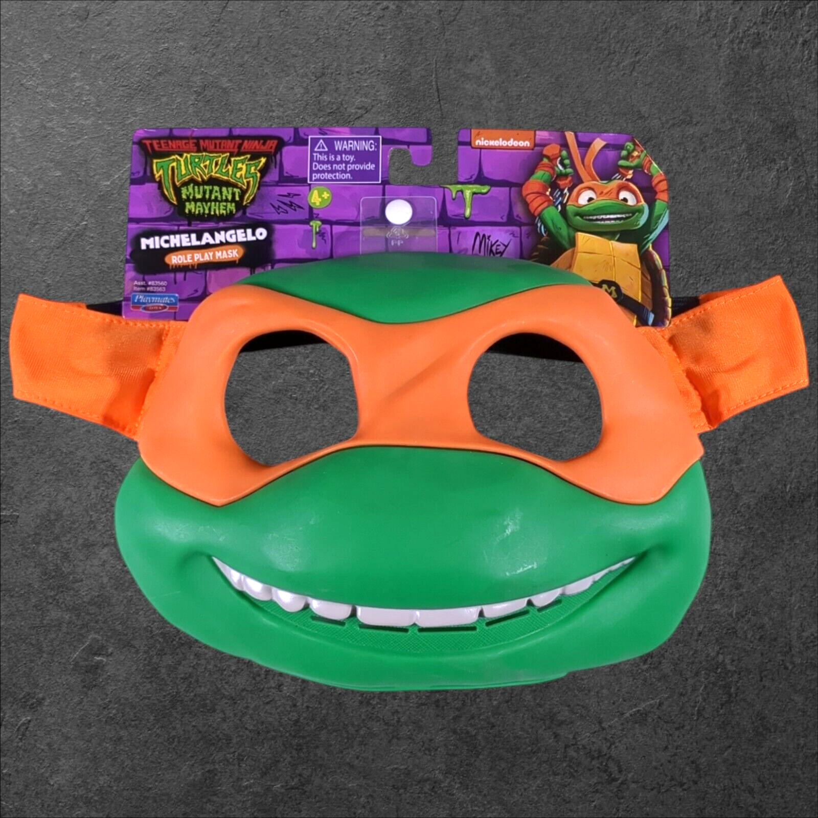 Michelangelo TMNT Mutant Mayhem Role Play Mask for Kids