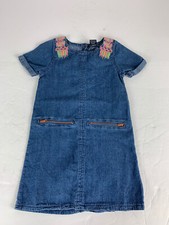 Limited Too Girls Size 5 Blue Demin Play Dress -39