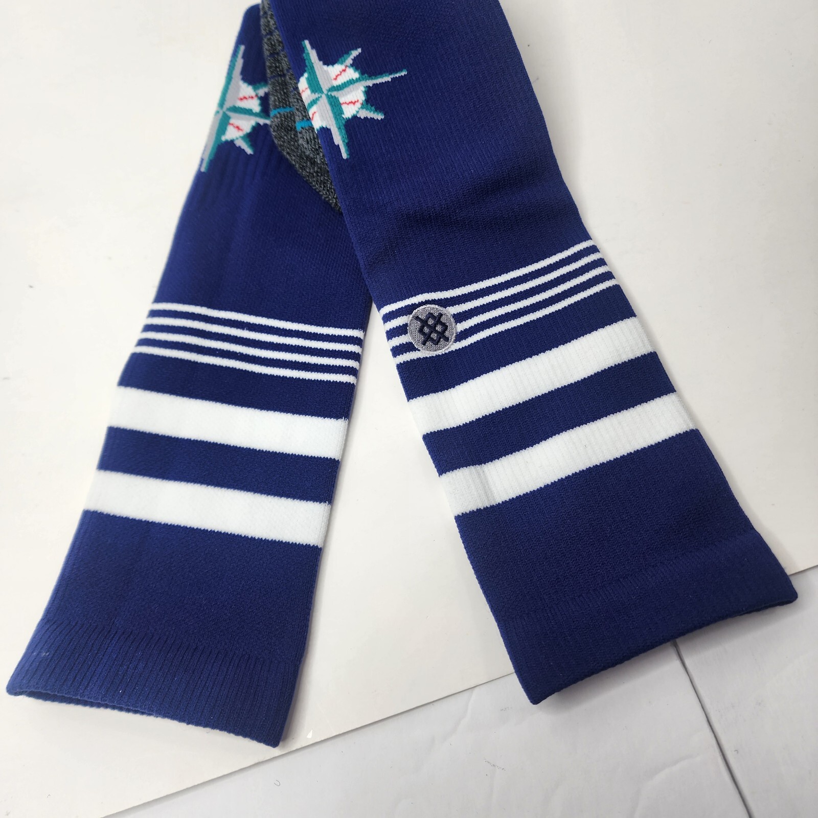 Stance Baseball Socks Mens L Seattle Mariners MLB Navy Diamond Pro OTC Freshtek