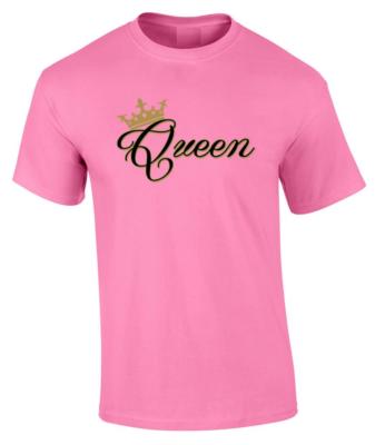 Queen Crown T-Shirt Girlfriend Wife Mom Tee
