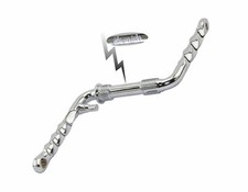 ORIGINAL 140MM BICYCLE LOWRIDER STEEL TWISTED ONE PIECE CRANK 5 1/2 IN 3 COLORS.