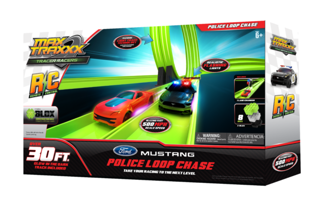 Max Traxxx RC Tracer Racers Remote Control Police Loop Chase Track Set Fast for sale online | eBay