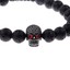 Charm-Lava-Stone-Zircon-Black-Skull-Head-Beads-Braided-Macrame-Bracelets-Men-039-s miniatuur 3