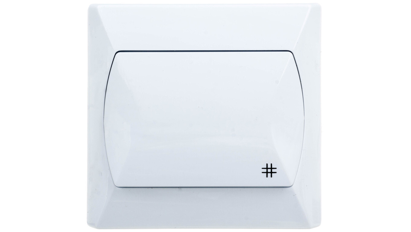 AKCENT White cross connector ŁP-4A / 00 /T2UK