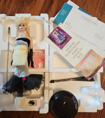Barbie Solo In Spotlight Porcelain Doll Limited Ed w/Paperwork