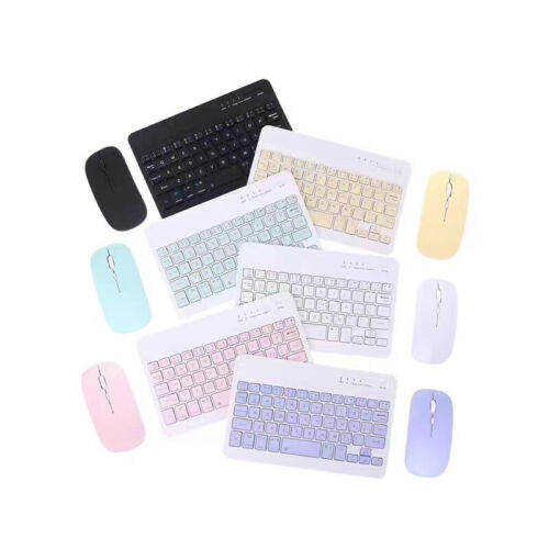 Wireless Bluetooth mouse keyboard suit ultrathin Rechargeable for PC ipad Mac - Picture 4 of 18