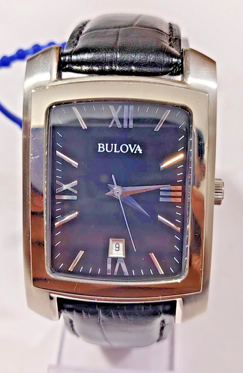 96B269 BULOVA CLASSIC BLACK DIAL MEN'S WATCH M-354
