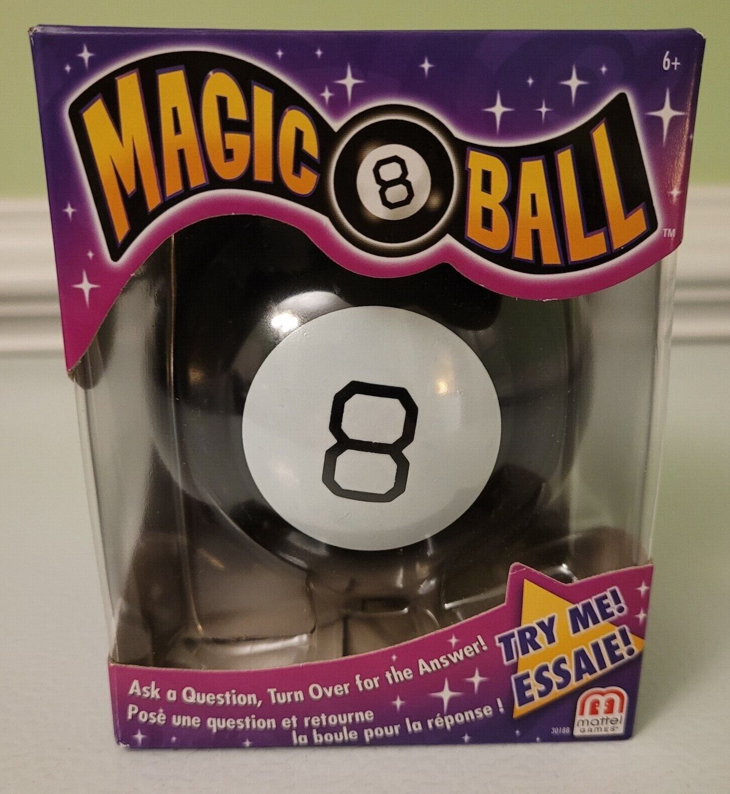 Mattel Games ​Stranger Things Magic 8 Ball Kids Toy, Limited Edition  Novelty Fortune Teller, Ask a Question & Turn Over for Answer