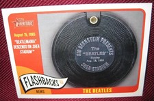 2014 TOPPS HERITAGE NEWS FLASHBACKS #NF-TB THE BEATLES
