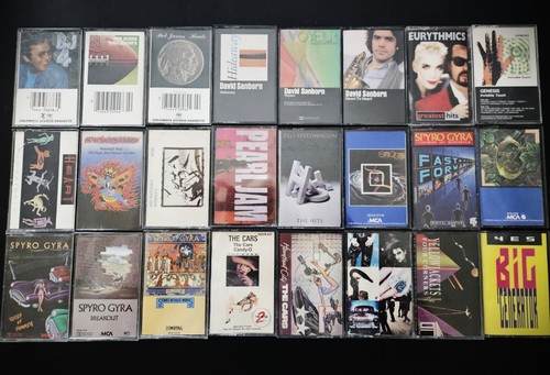 CASSETTE TAPES Lot of 70s 80s 90s Rock & Jazz