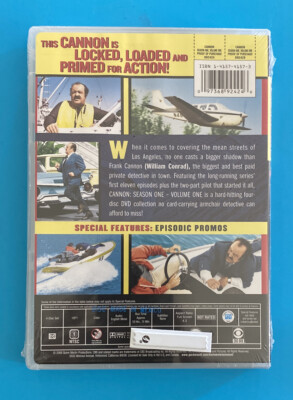 CANNON TV SERIES SEASON 1 VOLUME ONE WILLIAM CONRAD DVD SET SEALED