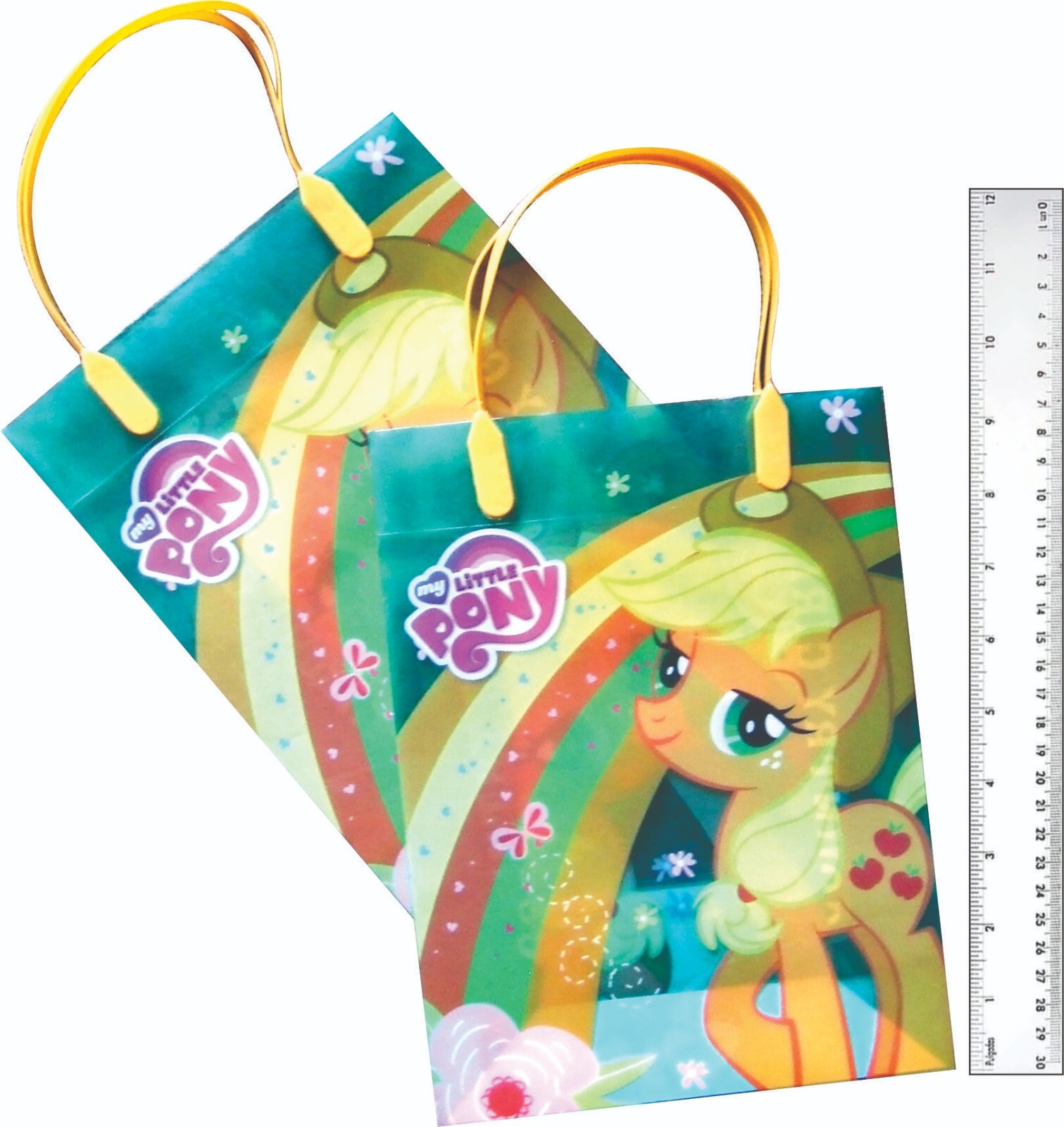 CONFEZIONE DA 2 SACCHETTI REGALO CON LICENZA "MY LITTLE PONY 1®" 9 45" x 7 10" x 3 00"