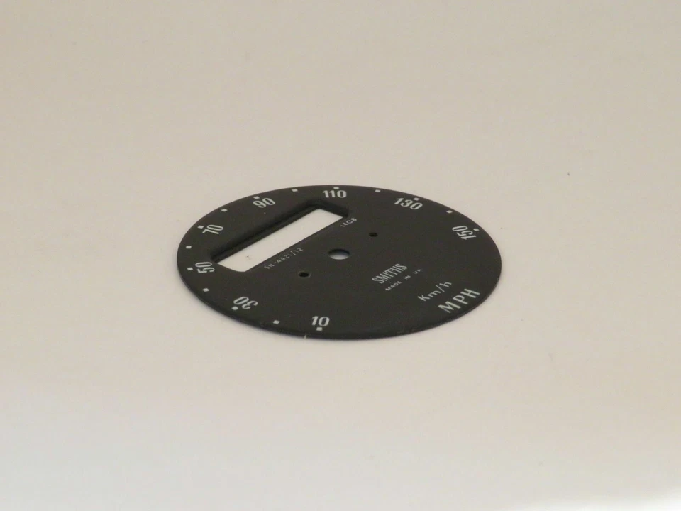 Placa frontal de esfera de velocímetro para Austin Mini 850 y 1000 Traveller SN4421/12 Foto 3 de 3