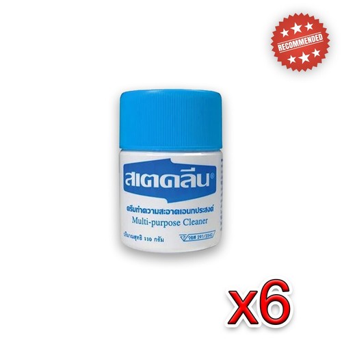 6X Steklean Multi-purpose Cleaner Cream Remove Stain Grease Dirt StayClean 110 g - Bild 2 von 12