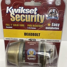 Kwikset 660 5 CP RCAL RCS K6 1 Cylinder Deadbolt Antique Brass Locker Lever C1