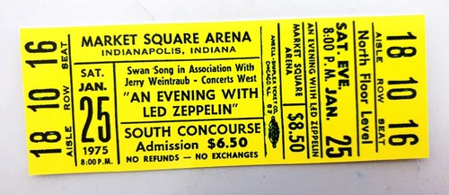 LED ZEPPELIN - MUSIC GROUP Various Reproduction CONCERT TICKETS Individual Sale - 第 14/37 張圖片