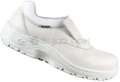 SCARPA BIANCA ANTINFORTUNISTICA LAVORO SABOT BASSA COFRA TITUS S2