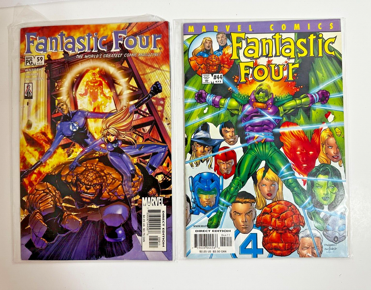 Marvel FANTASTIC FOUR #59 #44 Lot of 2 - COMICS Book Magazine