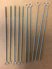 HIGHTBRUSH #33710 1/8' x 6'' x 1''bp brass tube brush 10 per pack