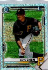 2021 Bowman Chrome #BCP-223 Po-Yu Chen Prospects Mojo Refractor mint