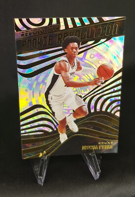 2021-22 Panini Revolution #18 - Joshua Primo - Rookie Revolution Fractal - Spurs