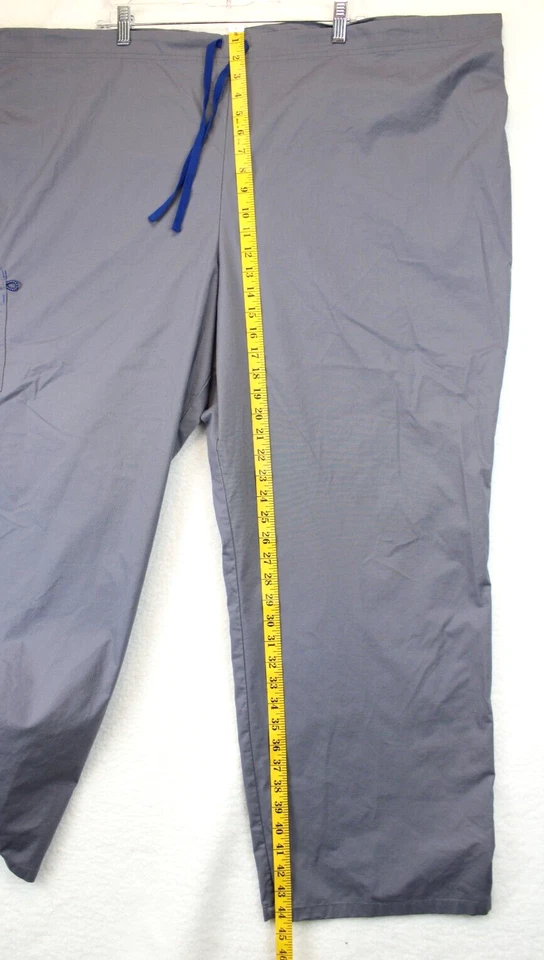 Calça Landau Workflow Scrub Cargo Masculina 3X Cinza Elástica Médica Enfermeira Médica - Imagem 4 de 4