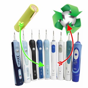 replace battery oral b professional care 1000