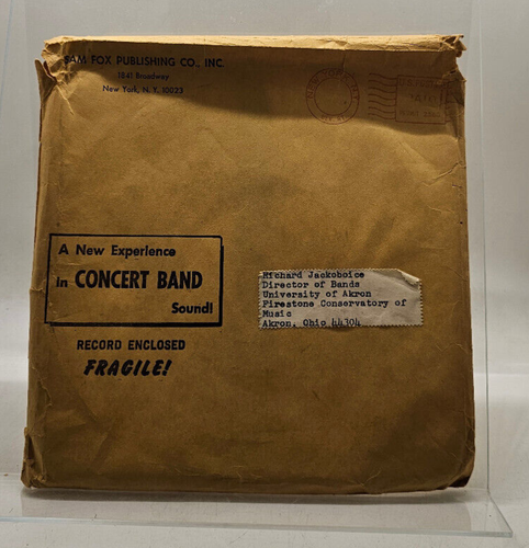 C. Giovannini & W. Robinson Sonantina For Band 7" 33 rpm #7-33-10 Promo - Imagen 3 de 3