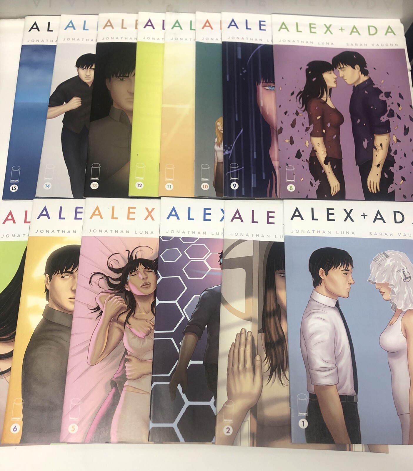 Alex + Ada (2013) Set Issues 115 • Image Comics • Jonathan Luna
