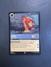 Simba 192/204 Super Rare NON-FOIL Disney Lorcana - Into the Inklands MINT