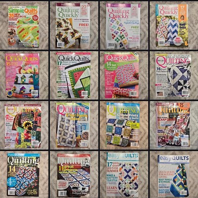 Quilting Journal and Magazine - Various (2008-2015), Individual