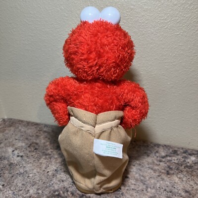 ELMO Potato Sack Racing And Talking Mattel 2002 Works | eBay