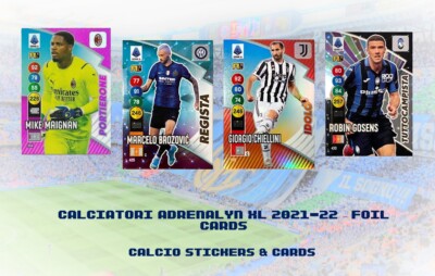 Panini Calciatori Adrenalyn XL 2021/22 Foil Card Select + Limited Edition