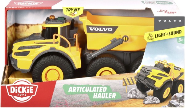 Dickie Spielfahrzeug Baustelle Lkw Go Real Volvo Articulated Hauler 203723007-image