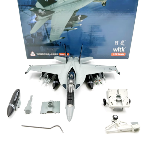 1/72 Scale US F/A-18F F18 Super Hornet Strike Fighter Shipborne Jet Alloy Model - Picture 10 of 10