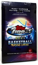 2021/22 TOPPS FINEST BASKETBALL HOBBY BOX BLOWOUT CARDS