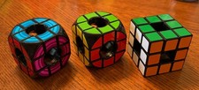 Rubik's Void Cubes Lot of 3 Magic Twisty Puzzle see inside for sticker details